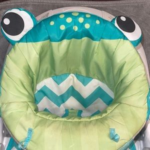 Fisher-Price Sit-Me-Up Floor Seat Citrus Frog